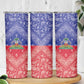 Afro Haiti Paisley Skinny Tumbler Haitian Flag Bandana Style - African Pride
