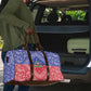Afro Haiti Paisley Travel Bag Haitian Flag Bandana Style