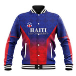Custom Afro Haiti Football Baseball Jacket Sporty Style - African Pride
