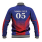 Custom Afro Haiti Football Baseball Jacket Sporty Style - African Pride