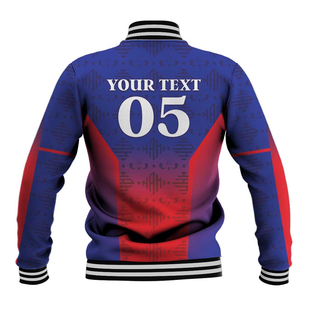 Custom Afro Haiti Football Baseball Jacket Sporty Style - African Pride
