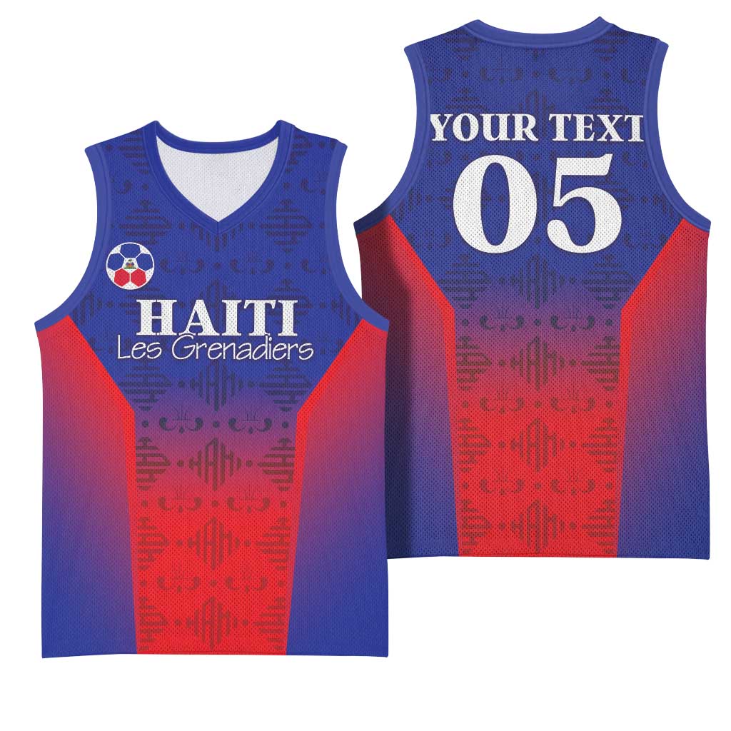 Custom Afro Haiti Football Basketball Jersey Sporty Style - African Pride