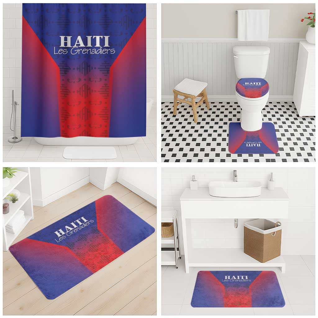 Afro Haiti Football Bathroom Set Sporty Style
