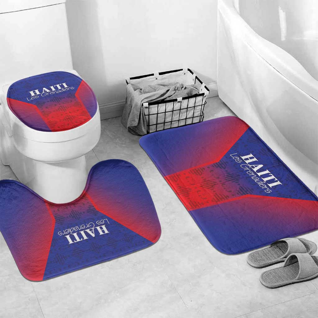Afro Haiti Football Bathroom Set Sporty Style