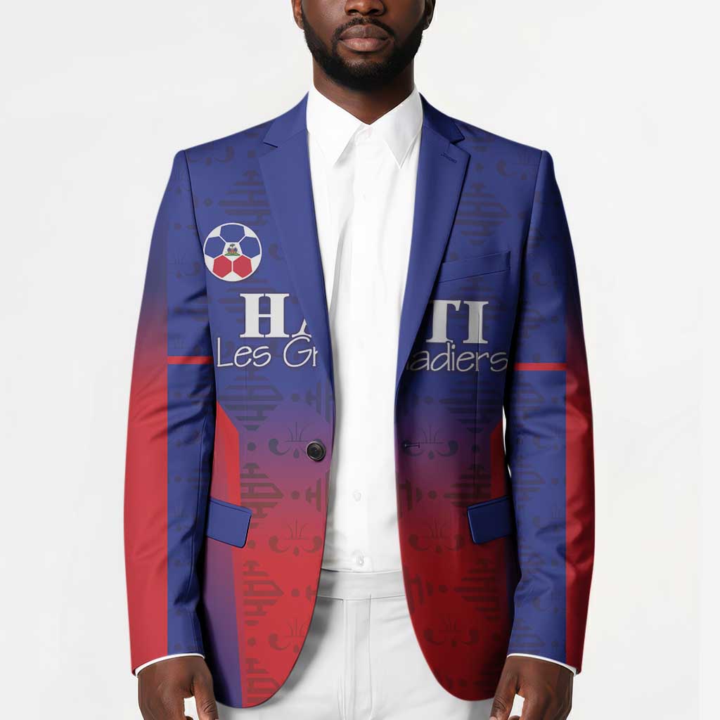 Custom Afro Haiti Football Blazer Sporty Style