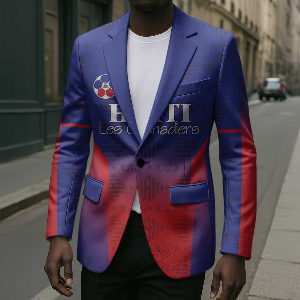 Custom Afro Haiti Football Blazer Sporty Style