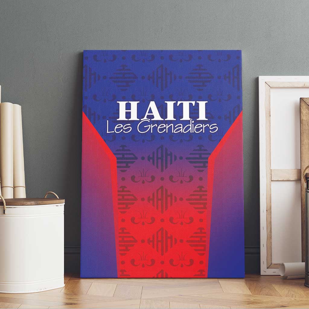 Afro Haiti Football Canvas Wall Art Sporty Style - African Pride