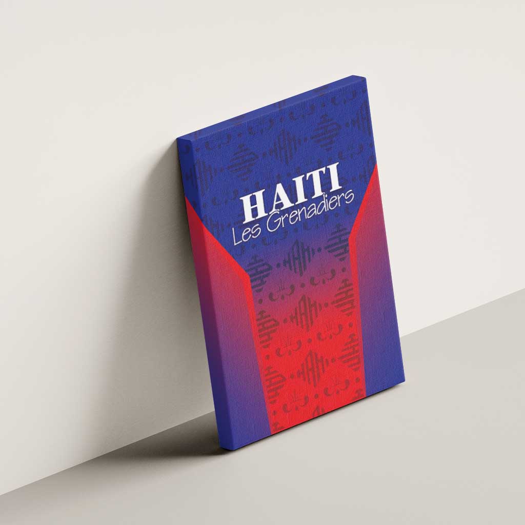 Afro Haiti Football Canvas Wall Art Sporty Style - African Pride