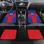 Custom Afro Haiti Football Car Mats Sporty Style - African Pride
