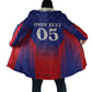 Custom Afro Haiti Football Cloak Sporty Style