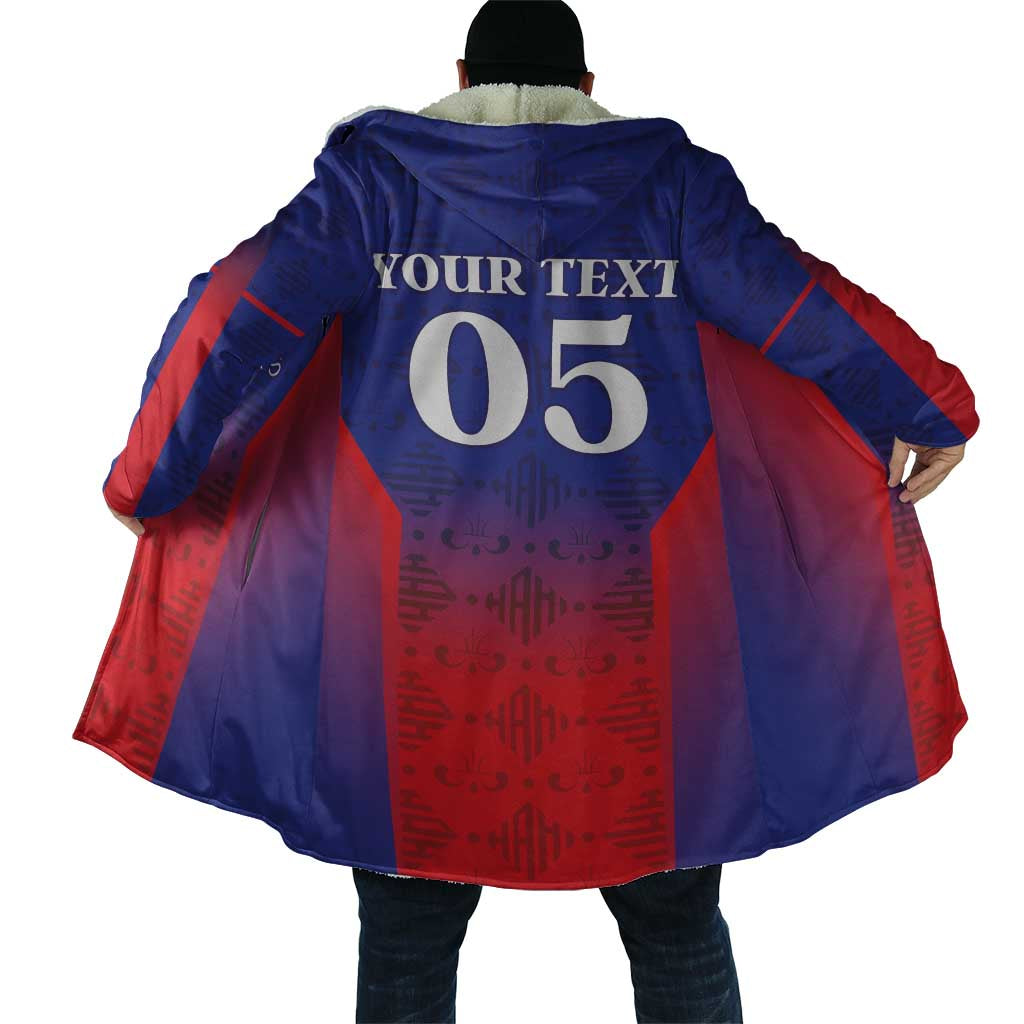 Custom Afro Haiti Football Cloak Sporty Style