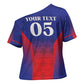 Custom Afro Haiti Football Cross Shoulder Shirt Sporty Style