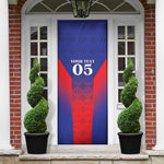 Custom Afro Haiti Football Door Cover Sporty Style