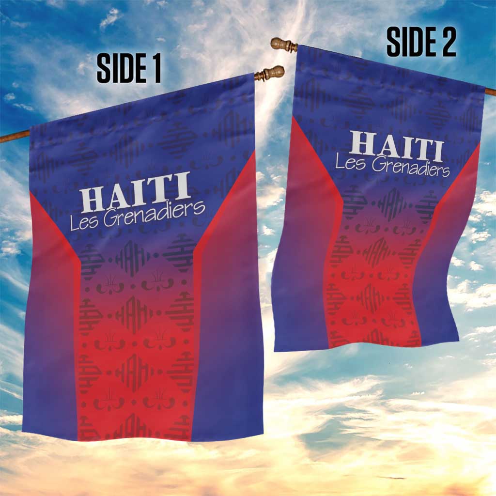 Afro Haiti Football Garden Flag Sporty Style - African Pride