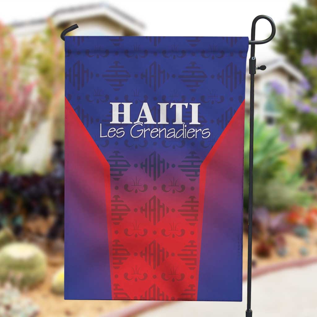 Afro Haiti Football Garden Flag Sporty Style - African Pride
