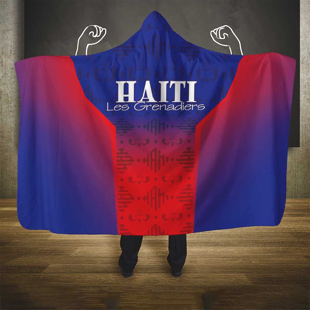 Afro Haiti Football Hooded Blanket Sporty Style - African Pride
