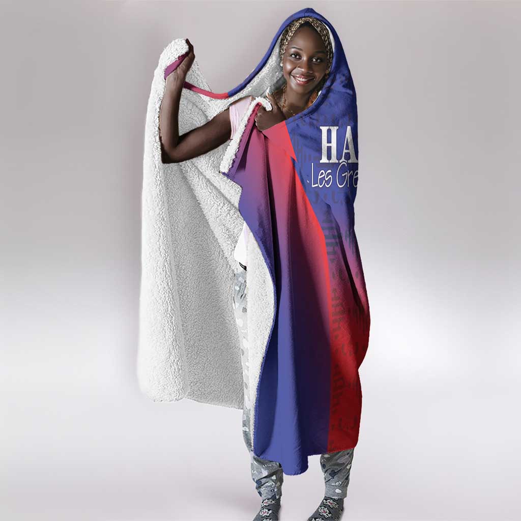 Afro Haiti Football Hooded Blanket Sporty Style - African Pride