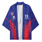 Custom Afro Haiti Football Kimono Sporty Style