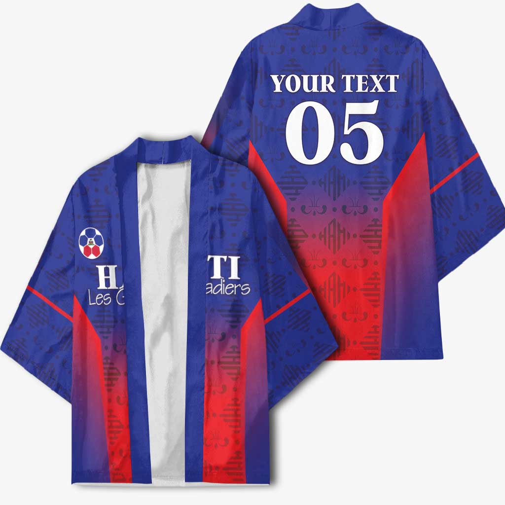 Custom Afro Haiti Football Kimono Sporty Style