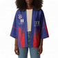 Custom Afro Haiti Football Kimono Sporty Style