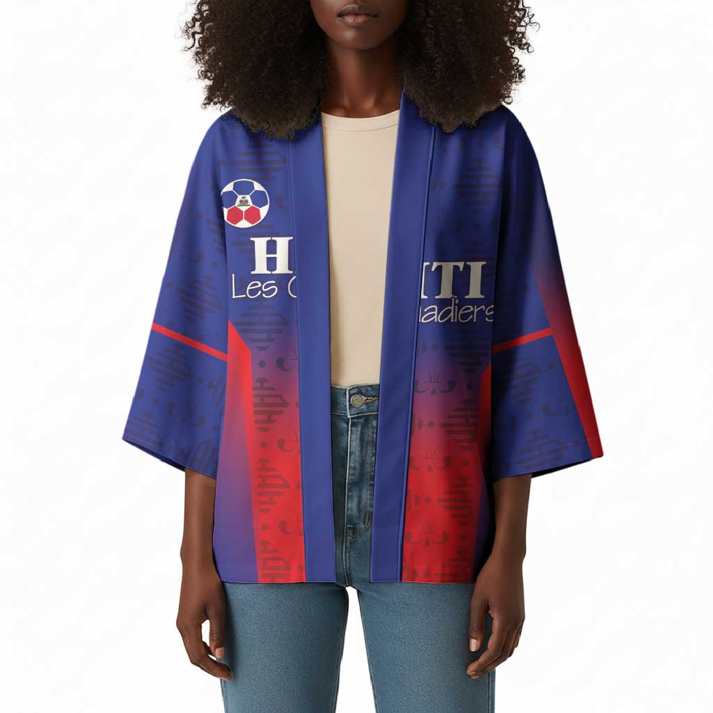 Custom Afro Haiti Football Kimono Sporty Style