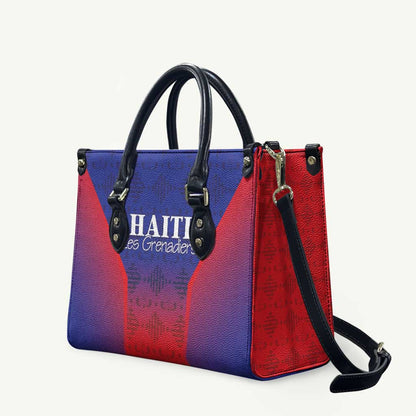 Afro Haiti Football Leather Bag Sporty Style