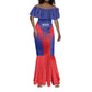 Custom Afro Haiti Football Mermaid Dress Sporty Style LT05