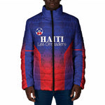 Custom Afro Haiti Football Padded Jacket Sporty Style