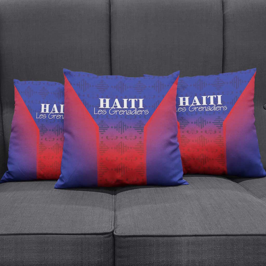 Afro Haiti Football Pillow Cover Sporty Style
