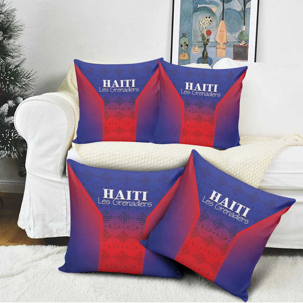 Afro Haiti Football Pillow Cover Sporty Style