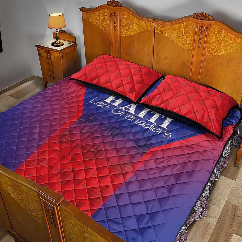 Afro Haiti Football Quilt Bed Set Sporty Style - African Pride