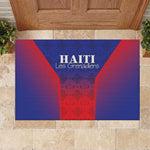 Afro Haiti Football Rubber Doormat Sporty Style - African Pride
