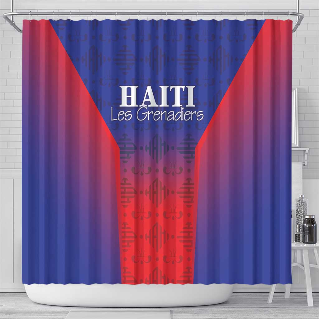 Afro Haiti Football Shower Curtain Sporty Style - African Pride