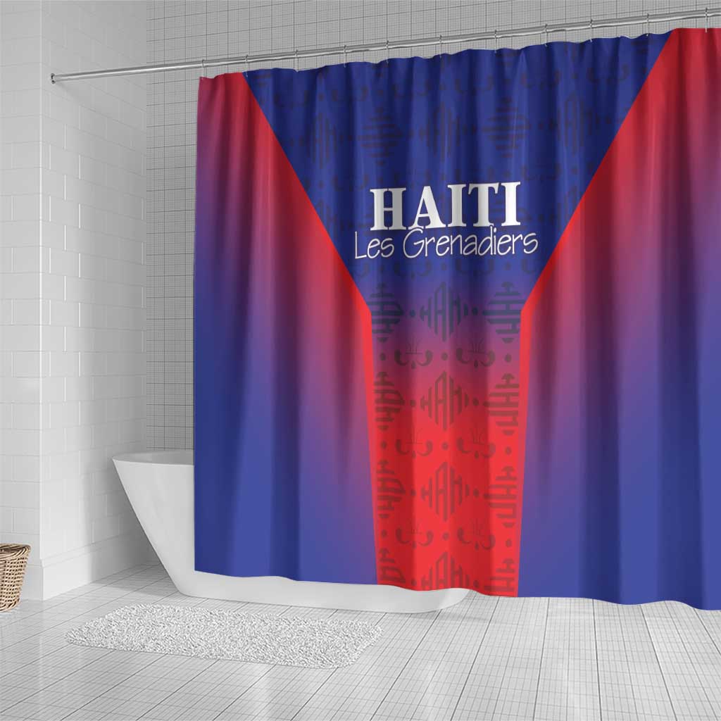 Afro Haiti Football Shower Curtain Sporty Style - African Pride
