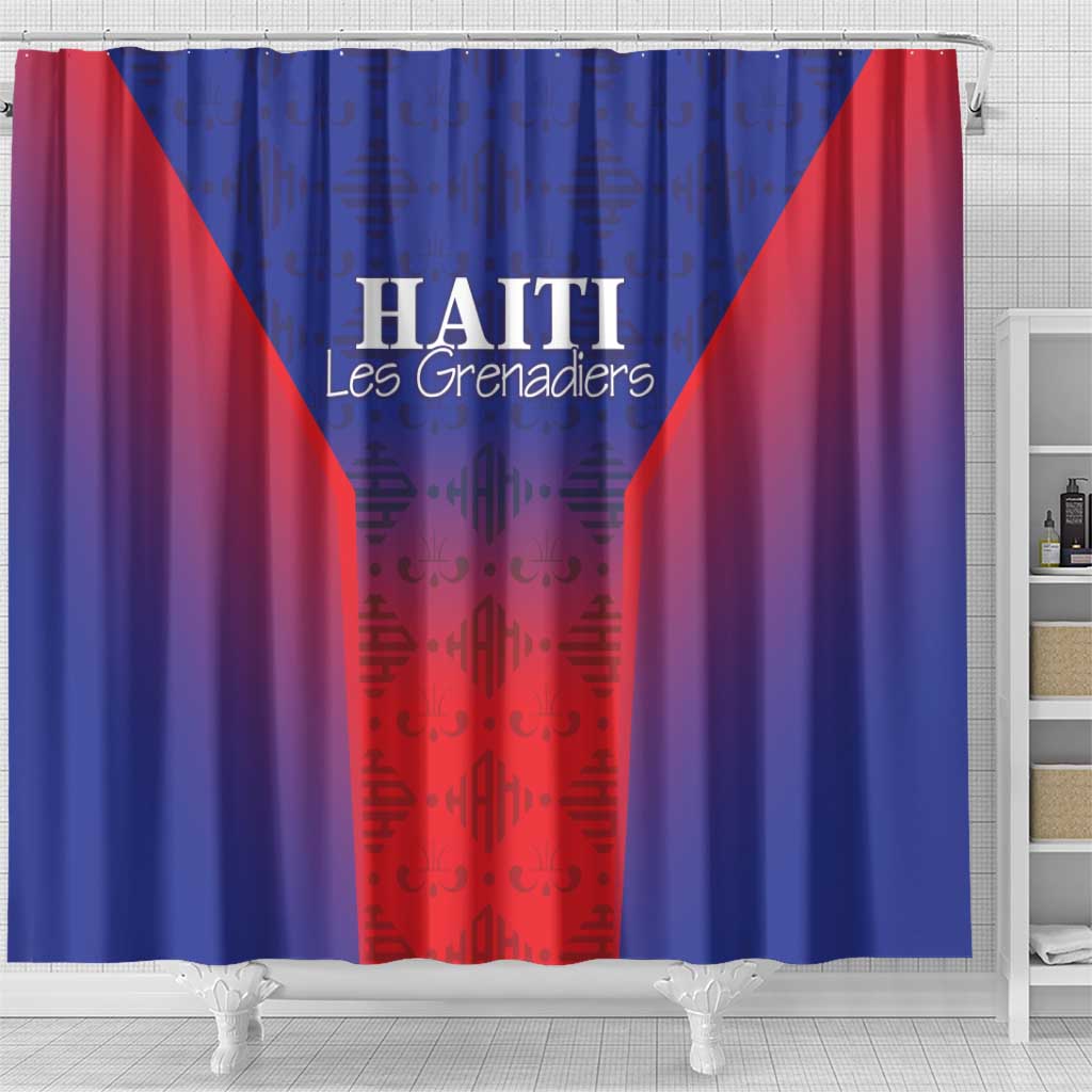 Afro Haiti Football Shower Curtain Sporty Style - African Pride