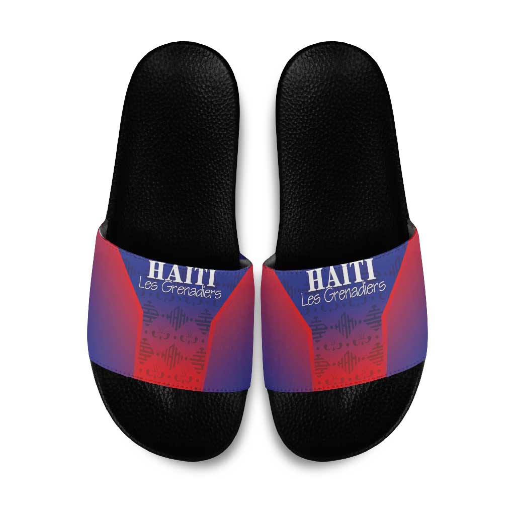 Afro Haiti Football Slide Sandals Sporty Style
