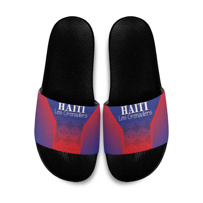 Afro Haiti Football Slide Sandals Sporty Style