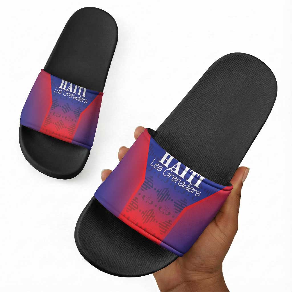 Afro Haiti Football Slide Sandals Sporty Style