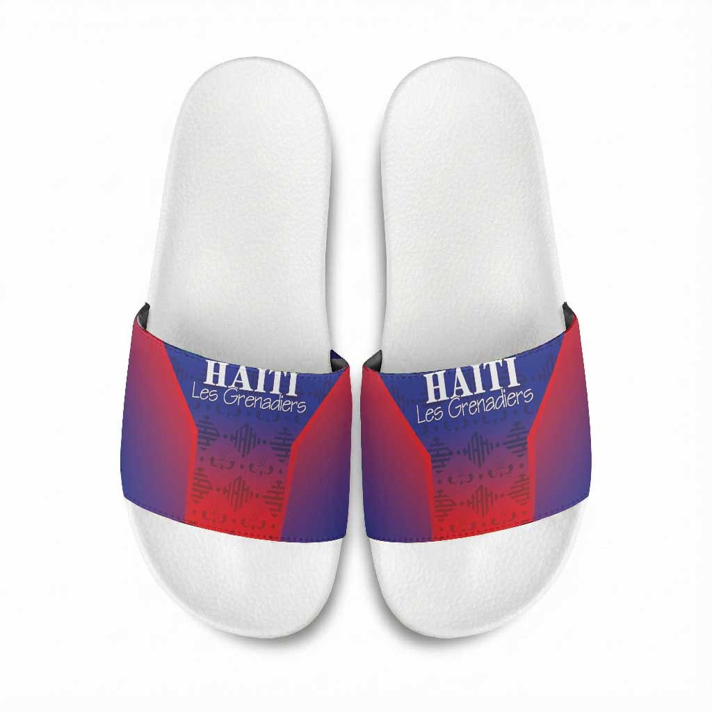 Afro Haiti Football Slide Sandals Sporty Style