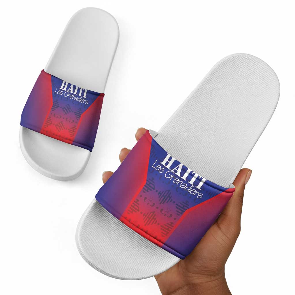 Afro Haiti Football Slide Sandals Sporty Style