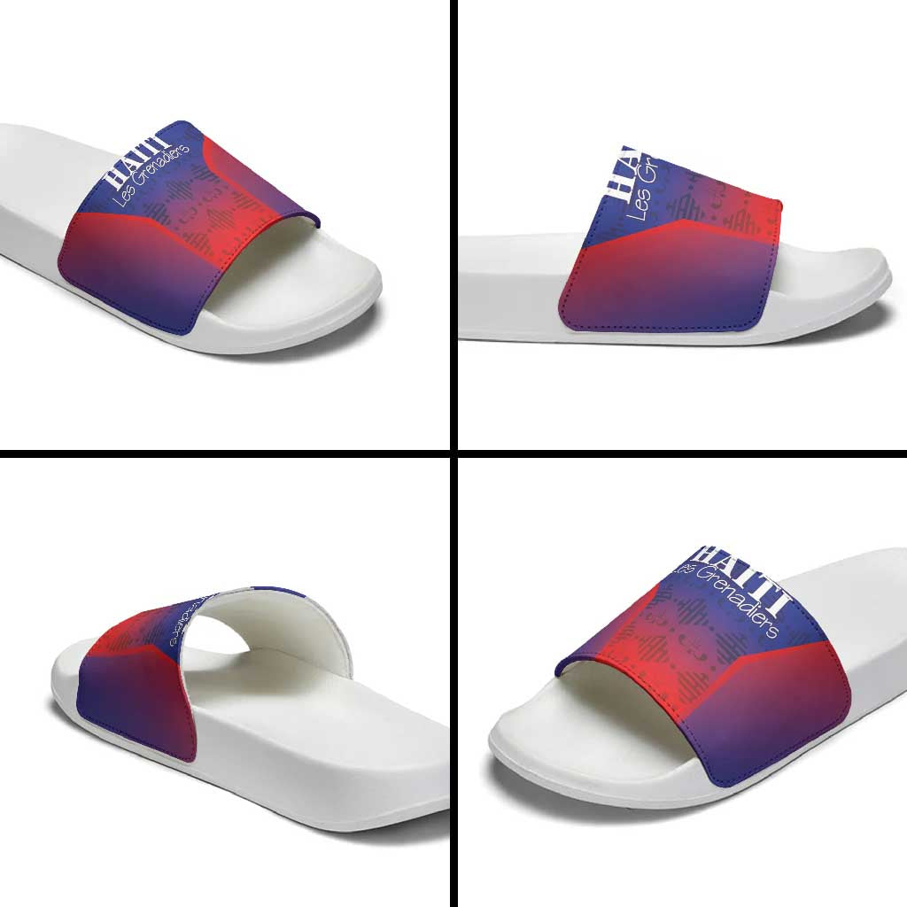 Afro Haiti Football Slide Sandals Sporty Style