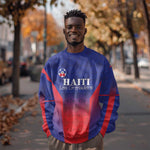Custom Afro Haiti Football Sweatshirt Sporty Style - African Pride