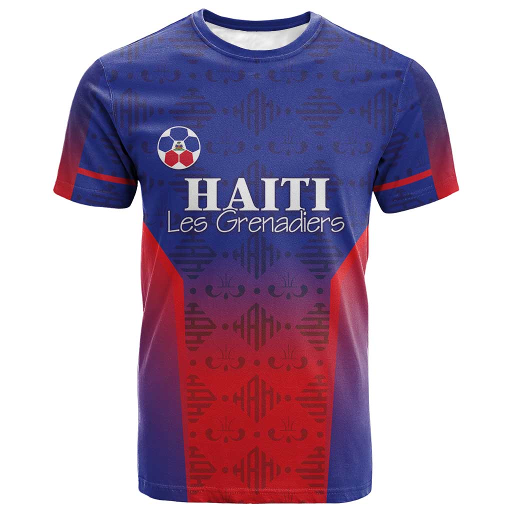 Custom Afro Haiti Football T shirt Sporty Style LT05