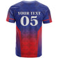Custom Afro Haiti Football T shirt Sporty Style LT05