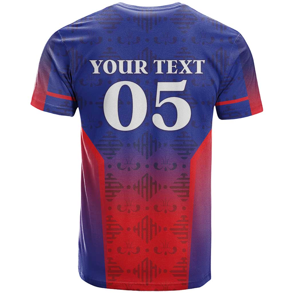 Custom Afro Haiti Football T shirt Sporty Style LT05