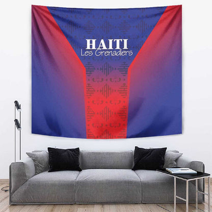 Afro Haiti Football Tapestry Sporty Style - African Pride