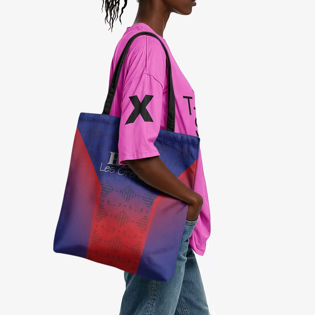 Afro Haiti Football Tote Bag Sporty Style