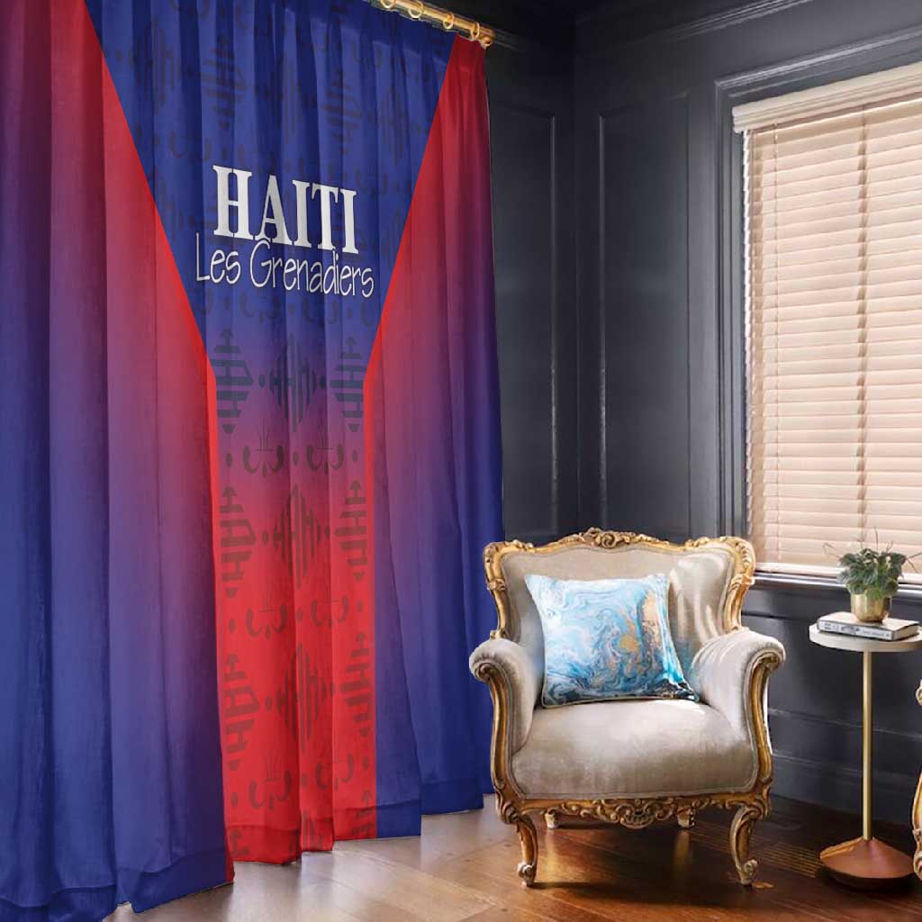 Afro Haiti Football Window Curtain Sporty Style - African Pride