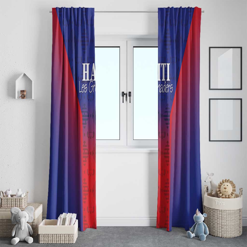 Afro Haiti Football Window Curtain Sporty Style - African Pride