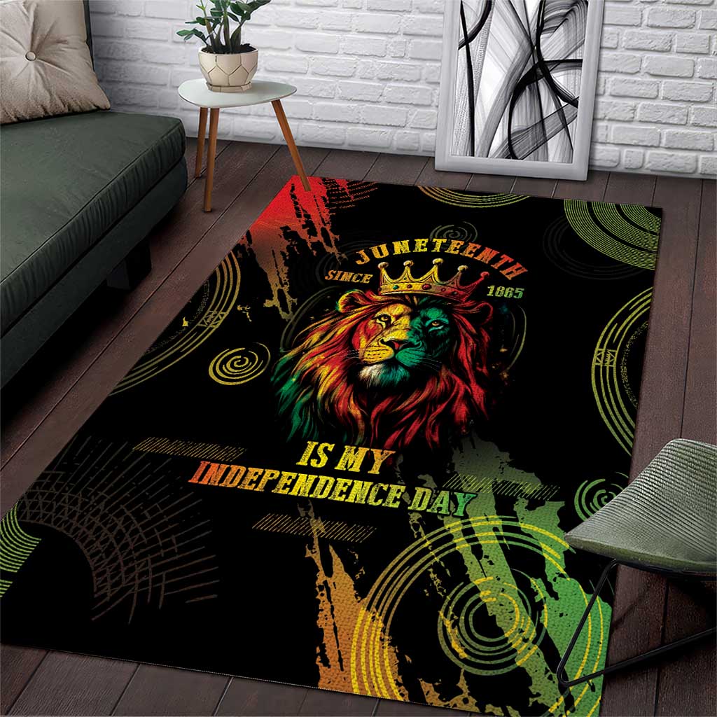 Juneteenth Is My Independence Day Area Rug